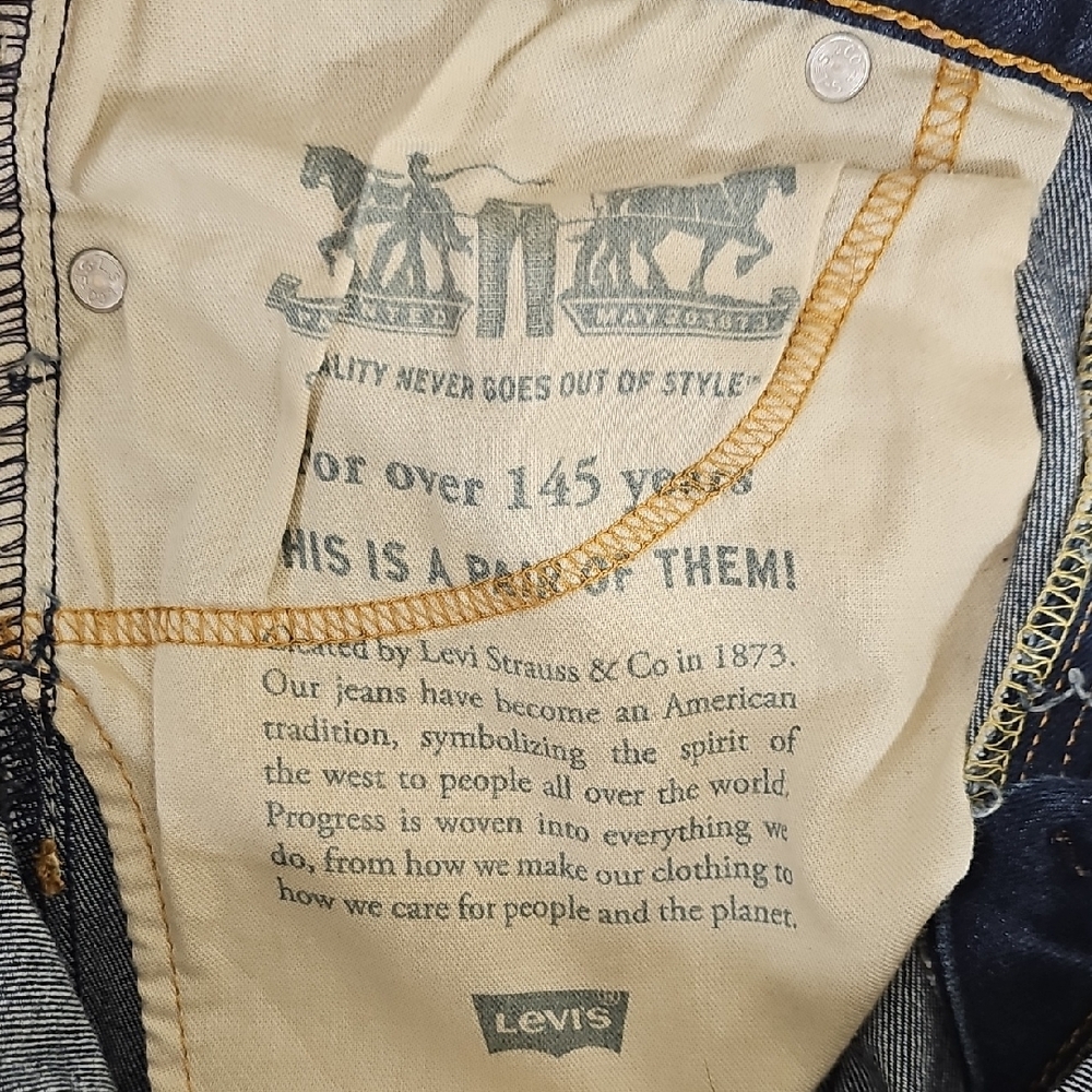 Levi's 511 Classic Blue Jeans 30x32 - Picture 4 of 16